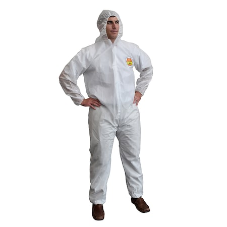 Cordova Disposable Coveralls, Hooded, 12 PK SMS3002XL